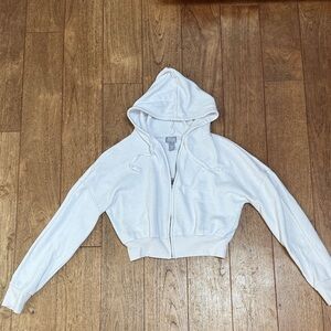 Tilly's Cream Zip-Up Hoodie